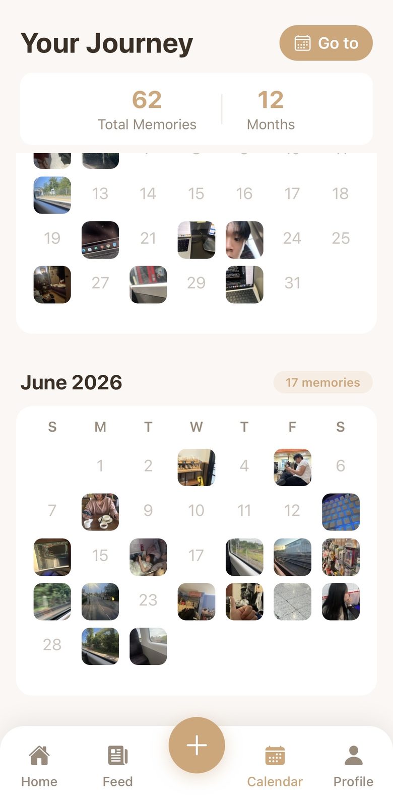 Your Journey — a calendar of every reflection